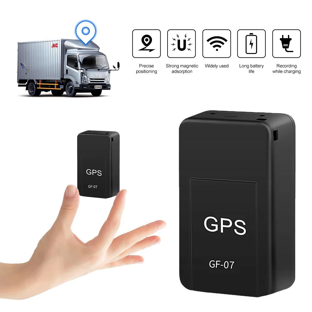 GPS Positioner GF07 Mini Tracking Positioner Rea!time Tracking Remote Vehicle Positioning Mobilerecording Listening Anti Loss