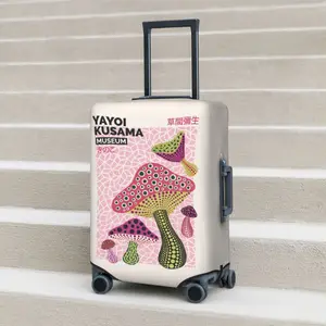 Yayoi Kusama Suitcase Cover Mushroom Accessories Business Protector Holiday Useful Luggage Accesories
