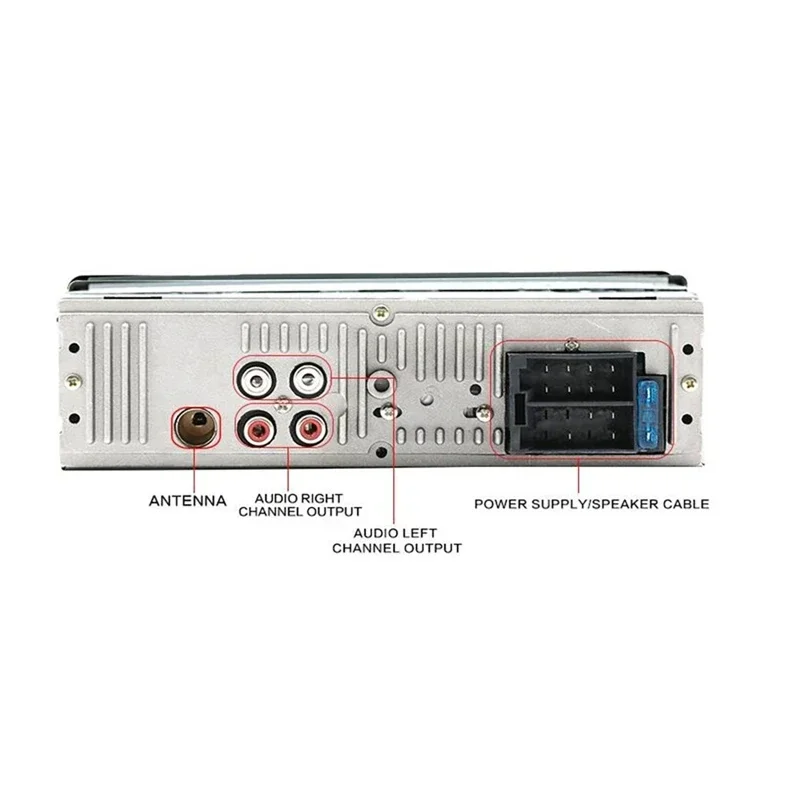 12V 1Din Car MP3 Player Radio Stereo Player Digital Bluetooth MP3 FM Radio Stereo Audio Music USB with In Dash AUX Input