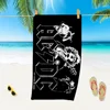A-AC D-DC Band Towel Luxury Bathroom Hand Towels Cotton and Microfiber Back Personalized Gift Towel 6