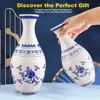 3D Puzzle Vase Flower Porcelain Design DIY Assembly Educational Toy Home Decoration House Arrangement Warming Christmas Gift Toy 3