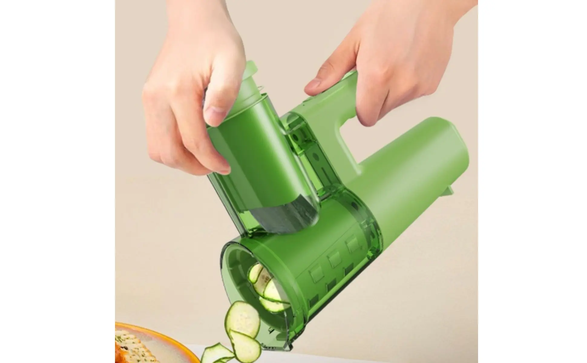 Electric Vegetable Cutter Interchangeable Mini Food Cutter Handheld Vegetable Cutter Single-Press Function for Home Bar Electric Vegetable Cutter Interchangeable Mini Food Cutter Handheld Vegetable Cutter Single-Press Function for Home Bar