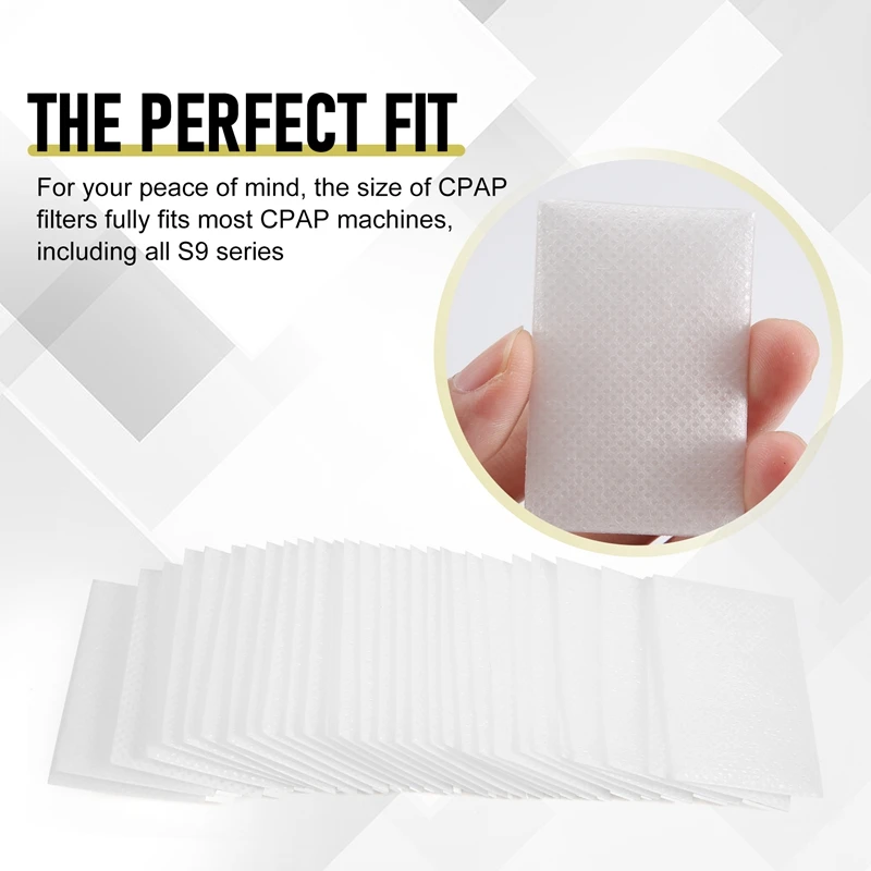 30Pcs Disposable Air Filters Premium Disposable Universal Replacement Filters For Resmed Airsense 10 Aircurve10 S9 respirator filter filter paper