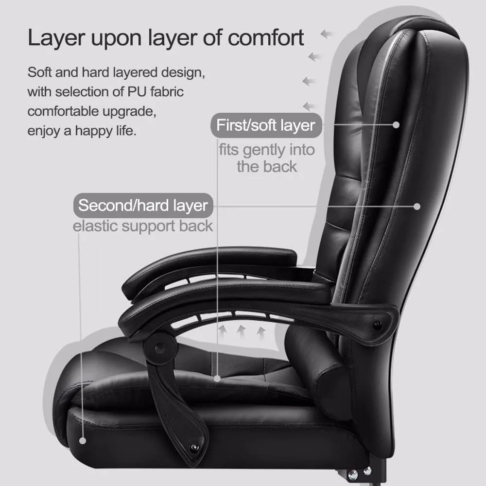 Home Computer Chairs, Office Gaming Chairs Big and Tall Chair Back Support Ergonomic High Back Managerial Executive,Office Chair 5