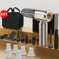 High-Power Cordless Handheld Car Vacuum Cleaner (MAX Silver 6hepa)