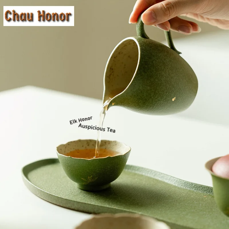 45ml Hand-painted Orchid Teacup Retro Tea Bowl Jug Tea-tasting Fragrance Cup Chazhan Master Cups Teaset Accessories Collection