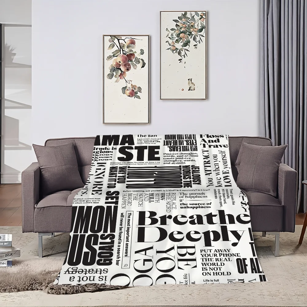 Fashion L-Lululemons Blanket Skin friendly comfort warm soft plush blanket suitable sofa living room office bedroom 4