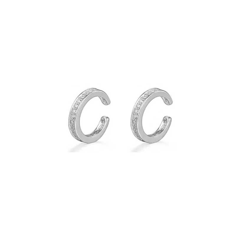 Ear Clip Earrings Korea Circle Ear Cuffs Fake Piercing Cuff Earrings ear clip earrings clip earrings ear clip ear accessories Accessories Set For Women Trend Jewelry SIPENGJEL
