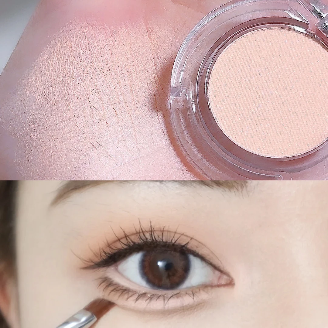 Natural Matte Expanding Undereye Single Eye Shadow Palette Apricot Nude Pressed Powder Protruding Lying Silkworm Daily Makeup eye shadow,eye shadow plate