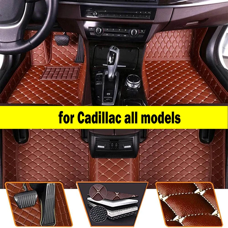 

Custom Car Floor Mats for Cadillac all models SRX CTS CT6 SLS ATS ATSL XTS XT5 CT6 Escalade auto accessories styling