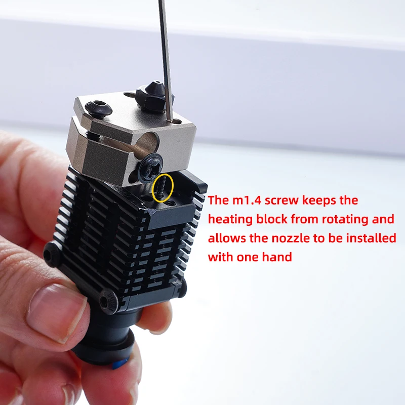 Ganzmetall verrückt hotend mq mozzie hohe Temperatur bis zu 500 ℃ Standard-Hi-Flow-Druck für moskito hotend 3D-Drucker fff/fdm ender 3 cr10 – Detail 5