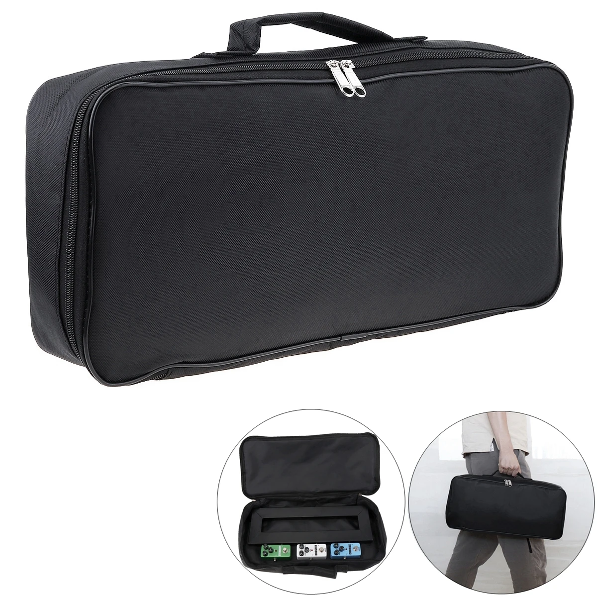 Effetti Per Chitarra Borsa Per Pedaliera Addensare Cotone Impermeabile Universale Portatile Pedale Per Chitarra Custodia Morbida Pedalboard Gig Bag 45