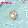 Factory Price Amazing Special Elephant Design Width Rose Gold Finger Rings For Women Men Different Present Jewelry 2