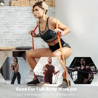 resistance Bands, Stackable TPE Resistance Bands for Strength Training, Fitness, Workout, Stretching, Home Gym and More - Image 5