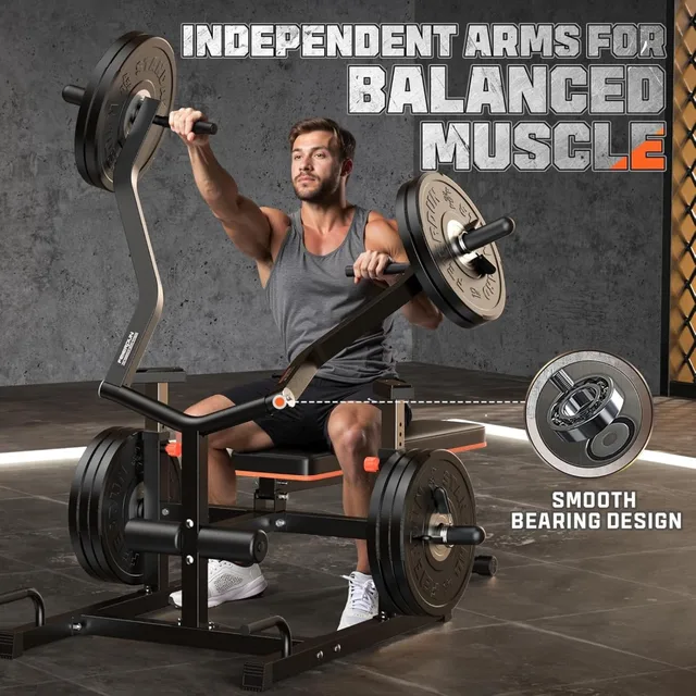 1250LBS Weight Bench Press with Adjustable 4