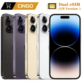 Unlocked Used Apple iPhone 14 Pro / Pro Max 128GB 256GB ROM 6GB RAM Dual eSIM Face ID NFC A15 iphone 14pro 14pro max cellphone