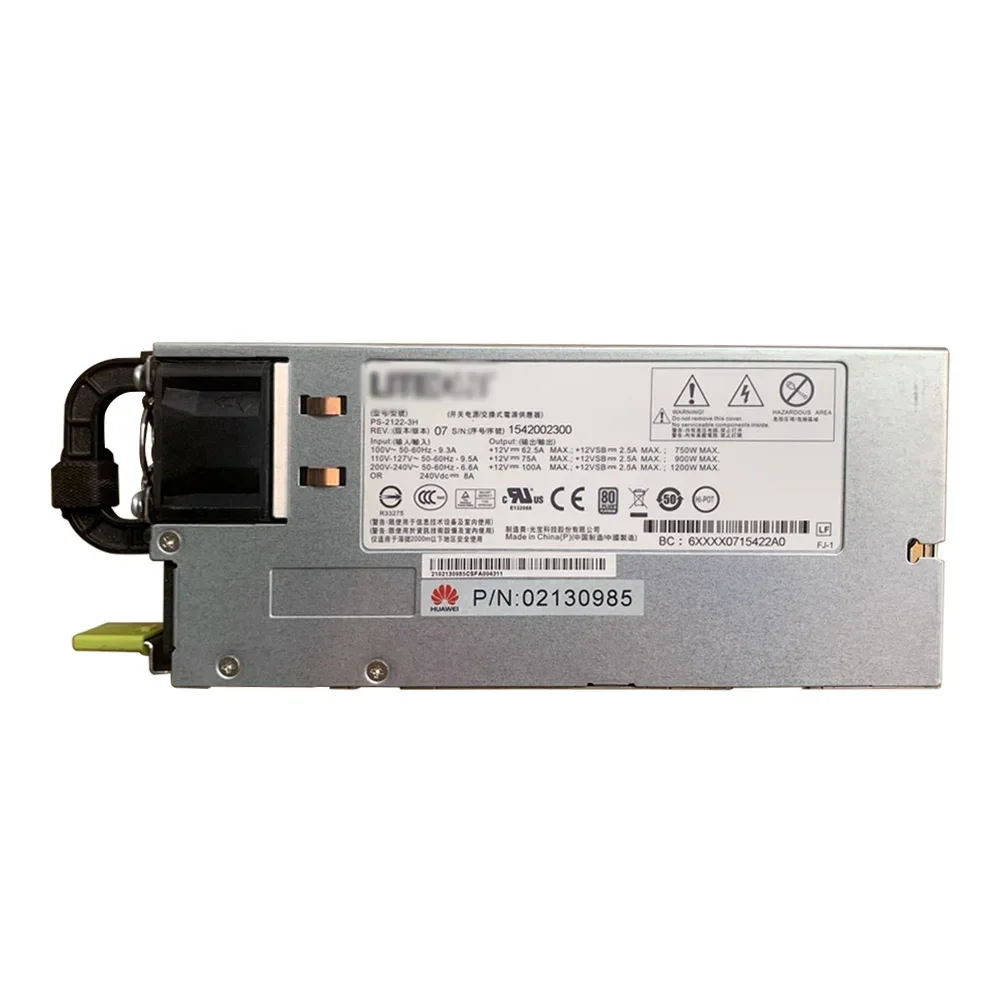 

Оригинал, подходит для Huawei X6000 PS-2122-3H 1200W, серверный блок питания DPS-1200AB-8 A 12V100A