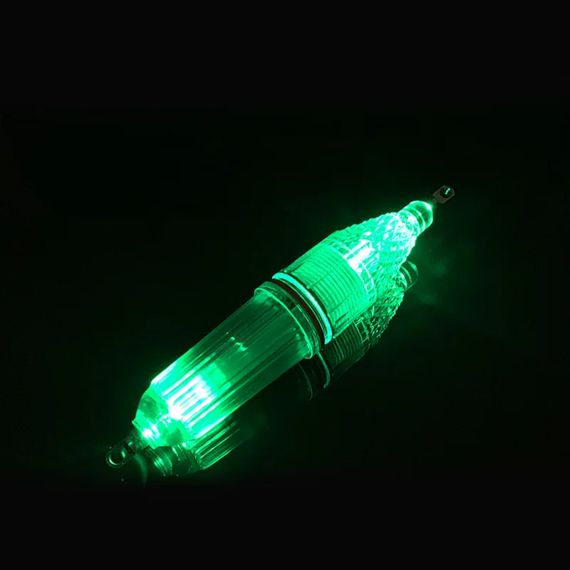 Underwater LED Luminous Fishing Light - Dual Light Waterproof Nighttime Fish Attractor