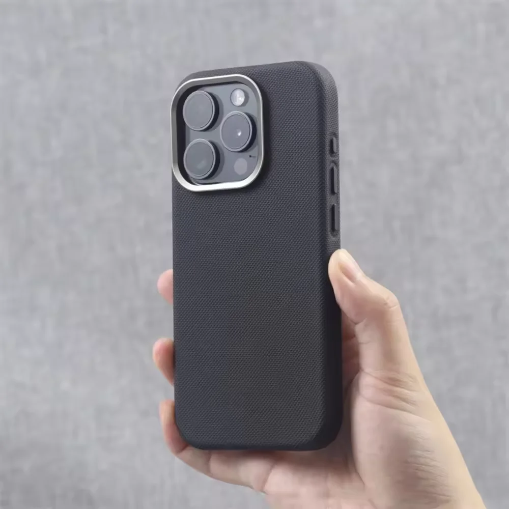 Luxury Diamond Texture PU Leather Magnetic Wireless Charging Shockproof Phone Case