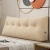 Home Bedroom Triangle Bedside Filling Cushion Removable Washable Sofa Bed Back Support Tatami Pillow Lumbar Backrest 100/200cm 5