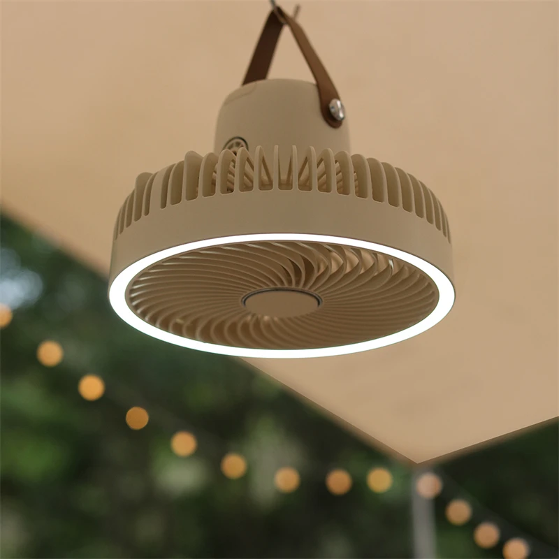 

Creative Summer Desktop Rechargeable Fan Portable Outdoor Led Ceiling Camping Mosquito Fans With Tripod