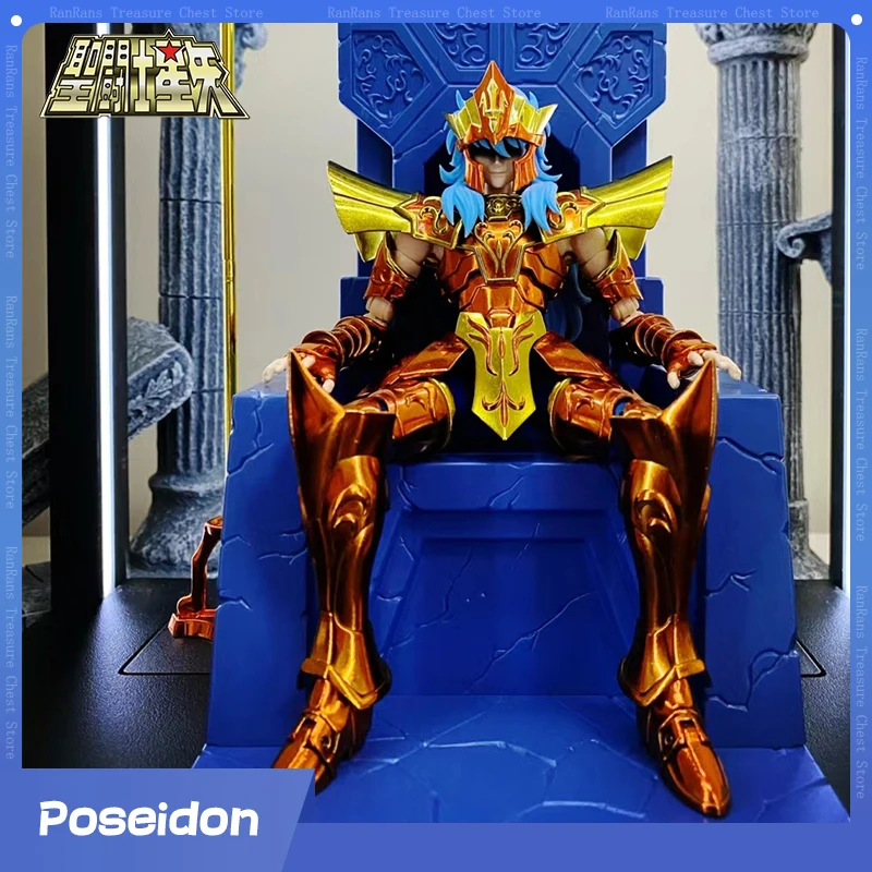 

JM.MST Saint Seiya Myth Cloth EX Metal Poseidon Sea Emperor with Knights of the Zodiac Action Figure Toy Metal Armor Model