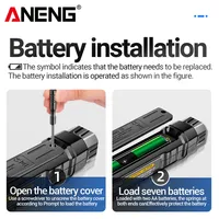 ANENG GN805 Combustible Gas Detector Gas Analyzer Gas Leakage Meter 50~10000PPM Sound Alarm Environmental Multiple Detectable 4