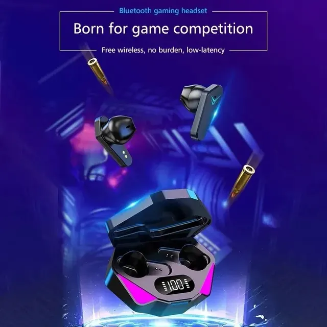 X15 TWS Wireless Bluetooth Headset LED Display Gamer Earbuds with Mic Wireless Headphones Noise Cancelling Bluetooth Earphones 3
