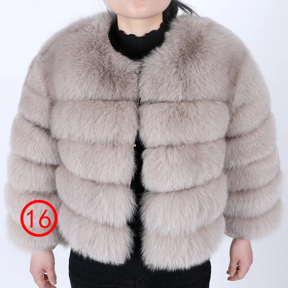 Winter Women Fox Fur Jacket  Real Fur Coat Natural Raccoon Fur Coats  Leather Jacket Women  Jackets New Product 2020 best winter jackets