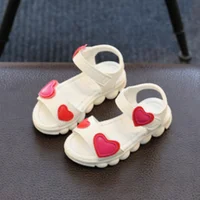 Sandales de plage coordonnantes pour filles, chaussures pour enfants, mode coréenne, parka ouverte, décontractées, confortables, semelle souple, nouvelle collection 3