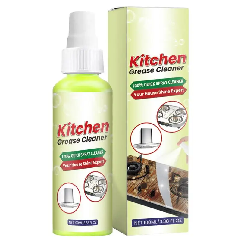 All-Purpose Kitchen Pots Pan Cleaner Multi-purpose Kitchen Grease Cleaner Multi-purpose Spray Degreaser 100ml