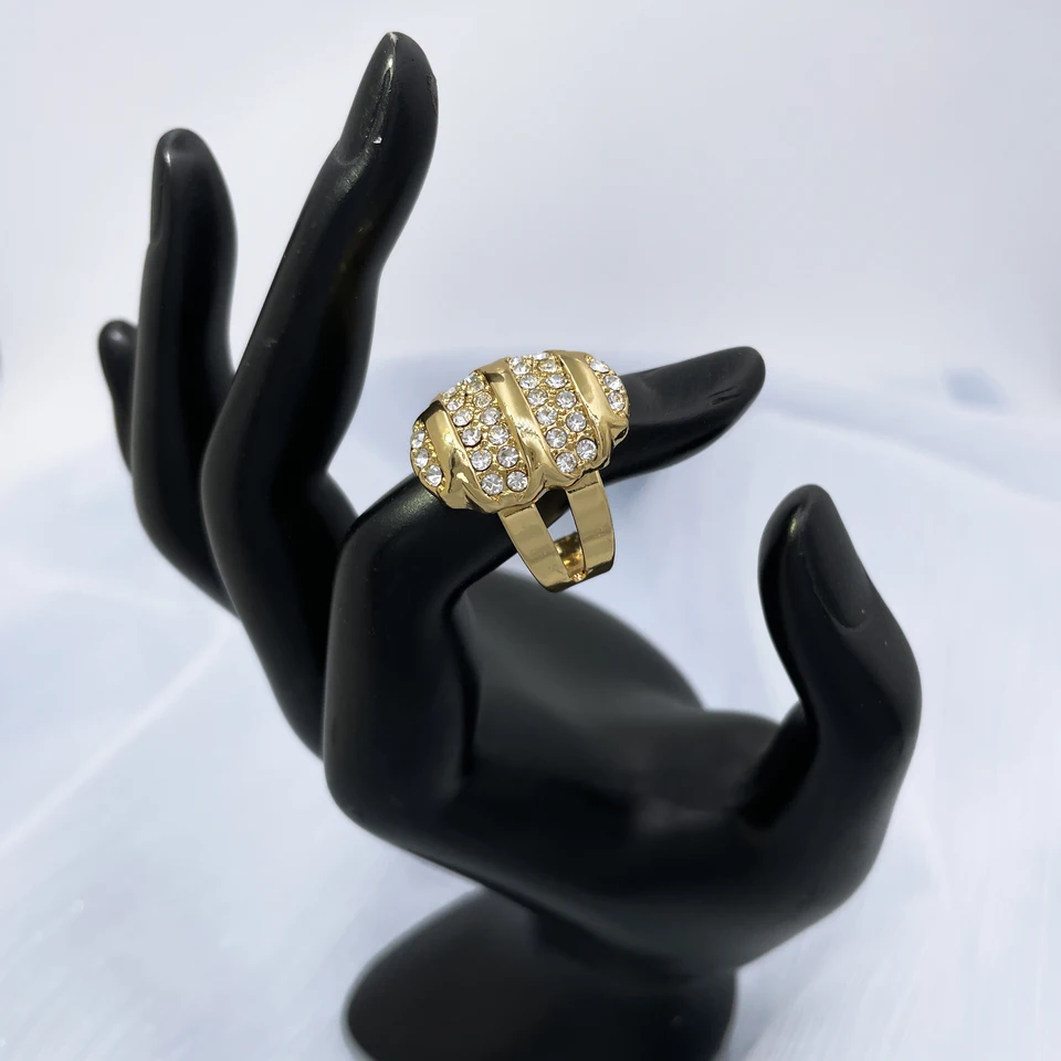 Luxury 18K Gold Plated Rhinestone Jewelry Set