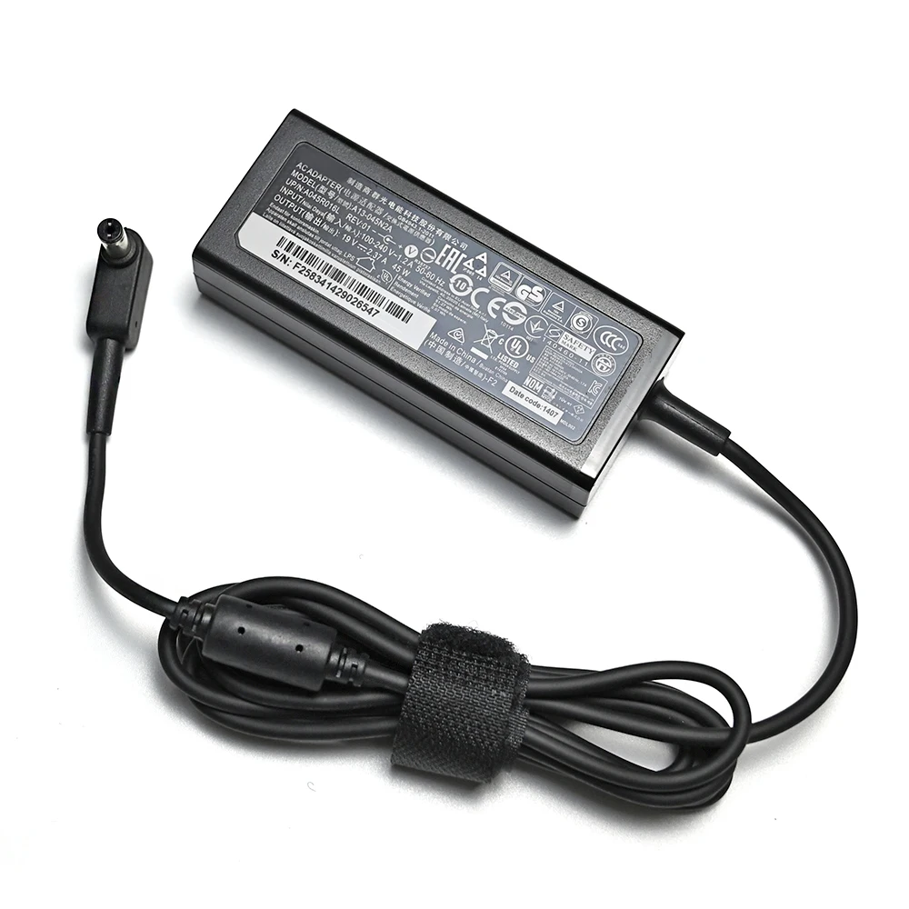 19V 2.37A 5.5*1.7MM 45W Laptop Adapter Charger for Acer Aspire 3 A314-31 A515-51-3509 E5-573-516D Series Notebook Power Supply power adapter,laptop charger