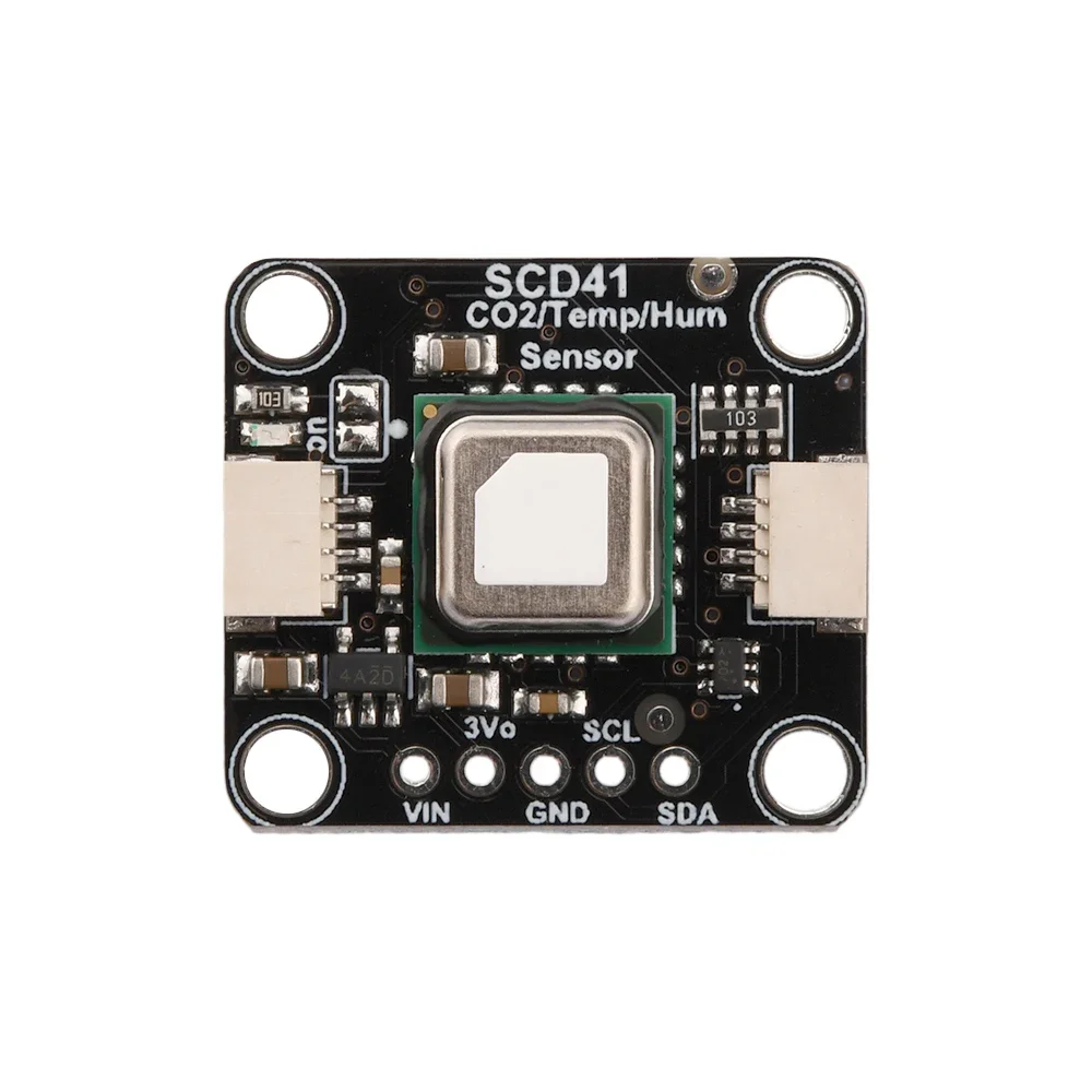 SCD41 가스 센서 모듈은 CO2 이산화탄소 온도 및 습도 센서를 감지합니다. I2C 통신 SCD40 가스 센서 모듈