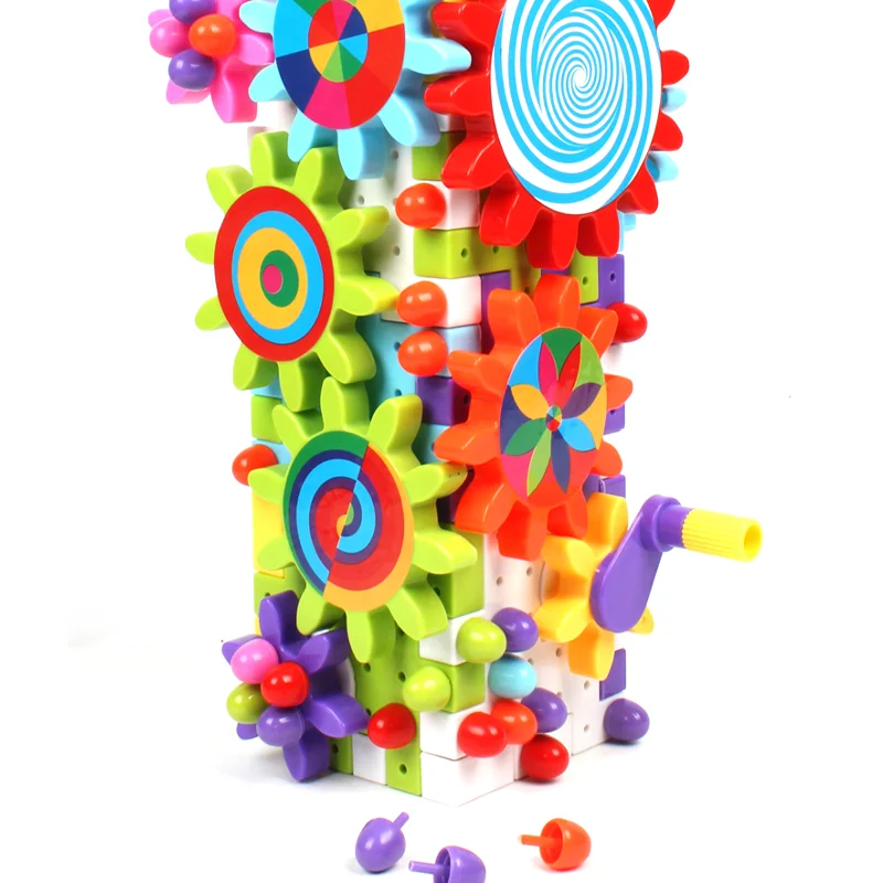 Big Building Blocks Pipeline Playground Spin Parts Slide Ladder Gear Swing Compatible Bricks Baby Assemble Interactive Toys Gift