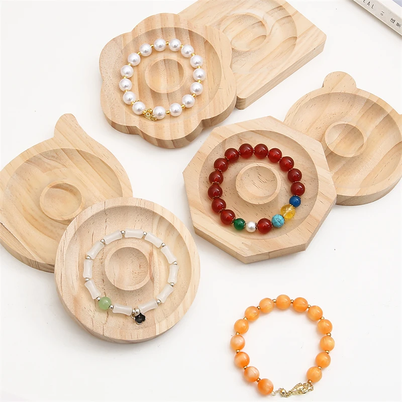 Wooden Beading Design Board & Bracelet Display Stand