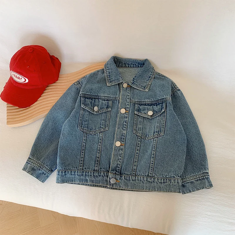 

Boys Coat Jacket Cotton Outerwear Overcoat 2023 New Arrive Spring Autumn High Quality Children's Warm Clothing