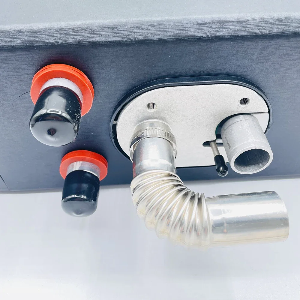 For Car Diesel Parking Heater Accessories 24mm Elbow Pipe Exhaust Tube Silencer Connector with Clip Vehicle Heating Parts
