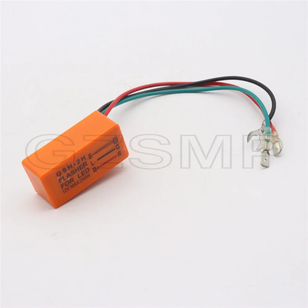 Motorcycle LED Lights Motorcycle Accessories Universal Motorcycle Turn Signal LED Light Flasher Blinker Relay 3 Pin 12V fit For Honda Kawasaki