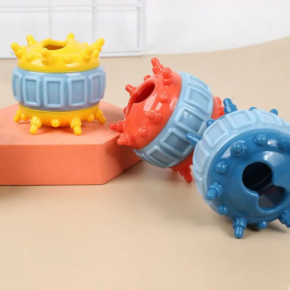 4 Pcs/set Pet Supplies Bite Resistant Interactive Dog Wear Resistant TPR Teeth Cleaning Colorful Pet Leakage Ball Solo Play