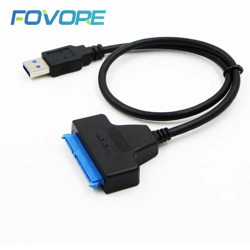 Adapter SATA III USB 3.0 Cable External Hard Drive USB to Serial ATA 22pin Converter Hard Disk W/ UASP for 2.5" HDD/SSD ssd adapter card pcie usb adapter card