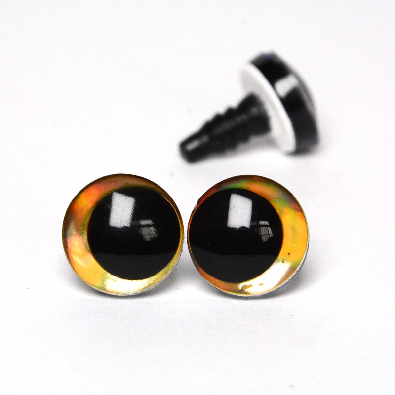 20pcs 16mm 18mm 20mm 25mm 30mm Cartoon 3D glitter toy doll pupil eyes with washer --color size option