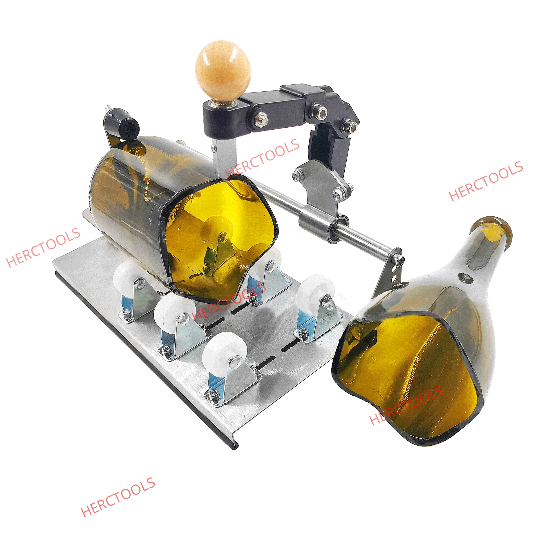 Upgraded Glass Bottle Cutter Bottle Cutting Tool DIY Machine for Round Square Bottle Suitable for Bottles of Beer Liquor Whiskey 3