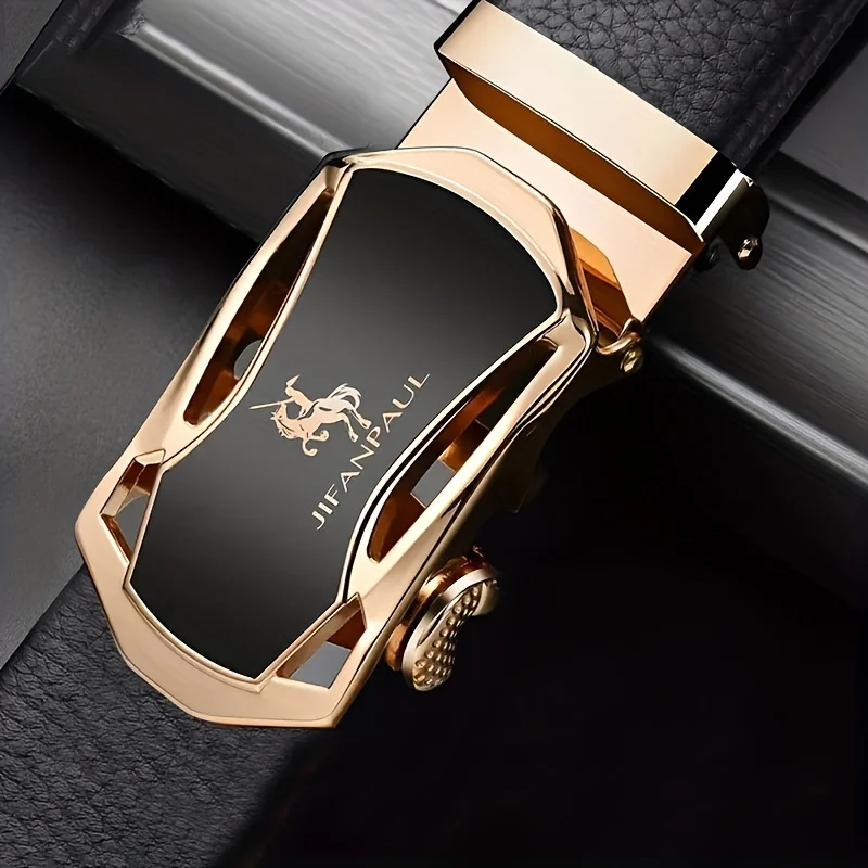 JIFANAUL Men' Famous Brand Belt Leather