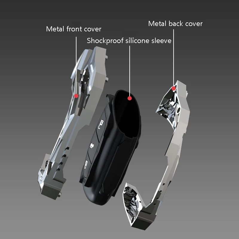 Zinc Alloy Car Remote Key Case Cover Shell For MG ZS EV MG6 EZS HS EHS 2019 2020 For Roewe Rx5 I6 I5 Rx3 Rx8 Erx5 Accessories I.228926990 - View #10