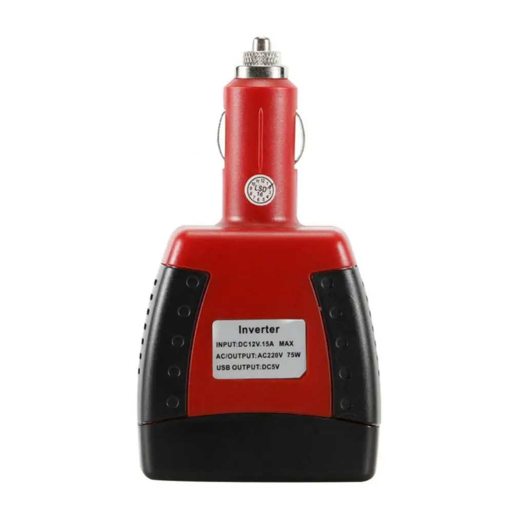 

70W Car Power Inverter DC 12V To 220V Converter Auto Charger Converter Adapter USB Portable Cigarette Lighter Plug