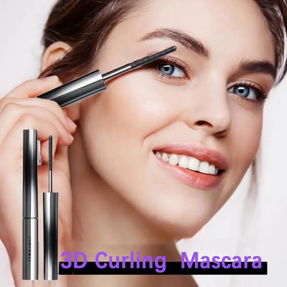 

4d Waterproof Mascara Black Eye Makeup Eyelash Cosmetics New Thick Mascara Volume Fiber Mascara Silk Curling Eyelashes Z9f4