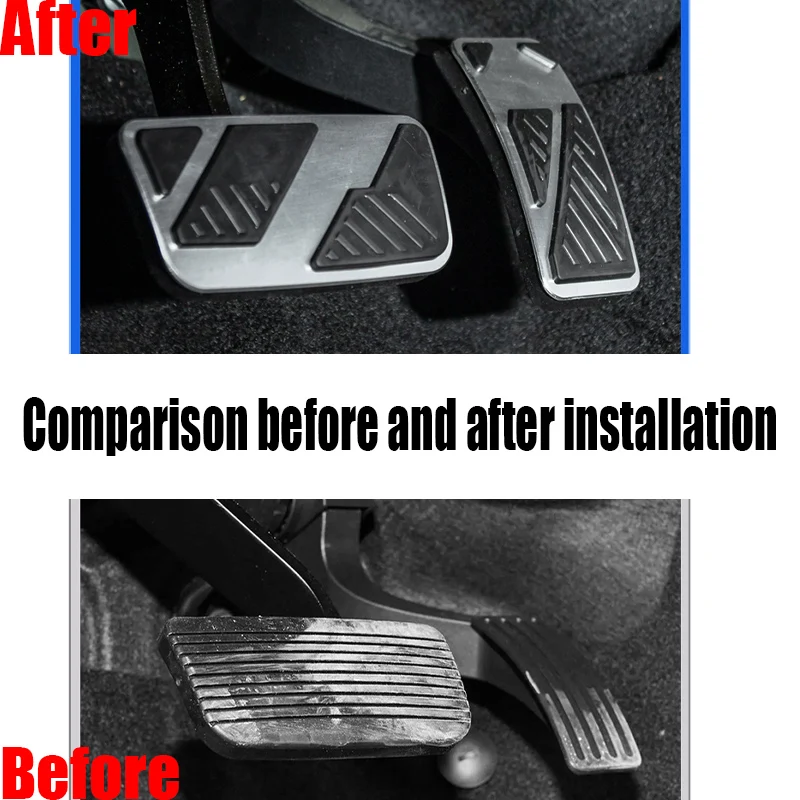 For Ford Ranger modified anti-skid accelerator and brake pedals automotive interior decoration accessories