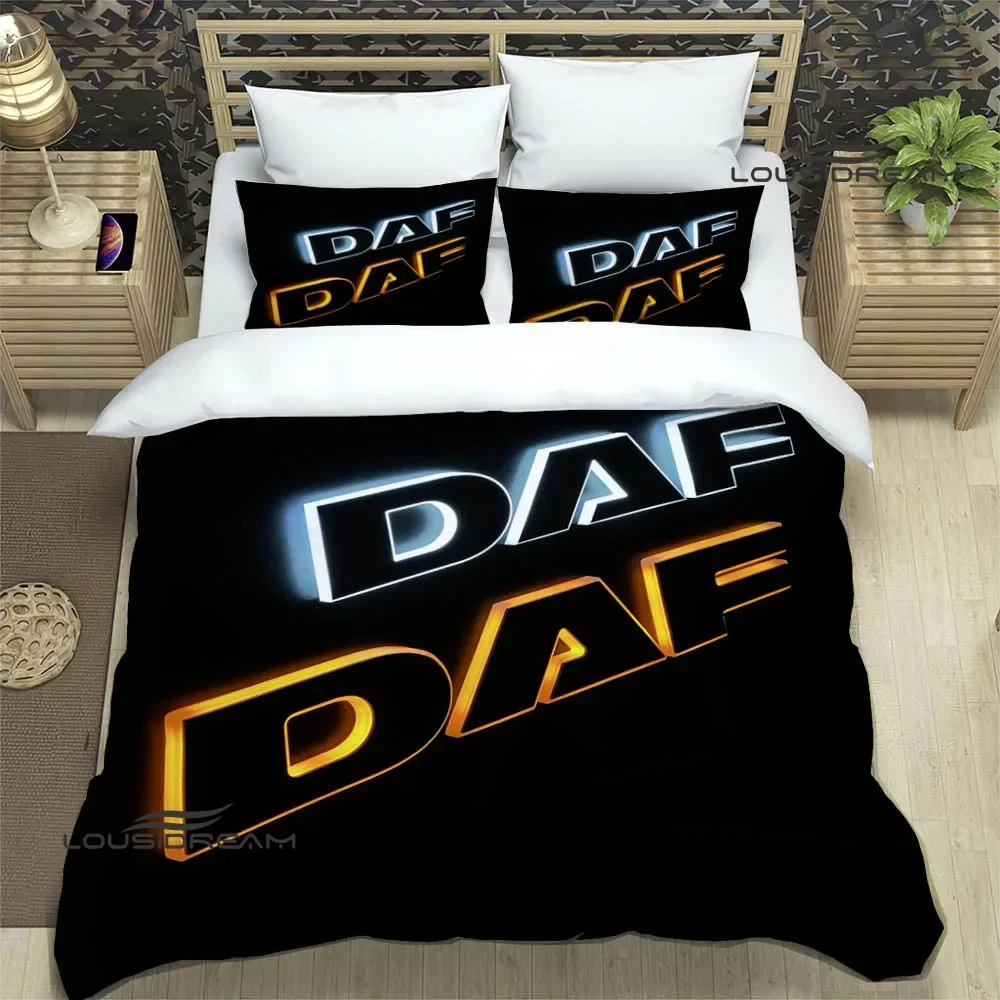 3D DAF truck Retro printed Bedding Sets exquisite bed supplies set duvet cover comforter set bedding set luxury birthday gift 5