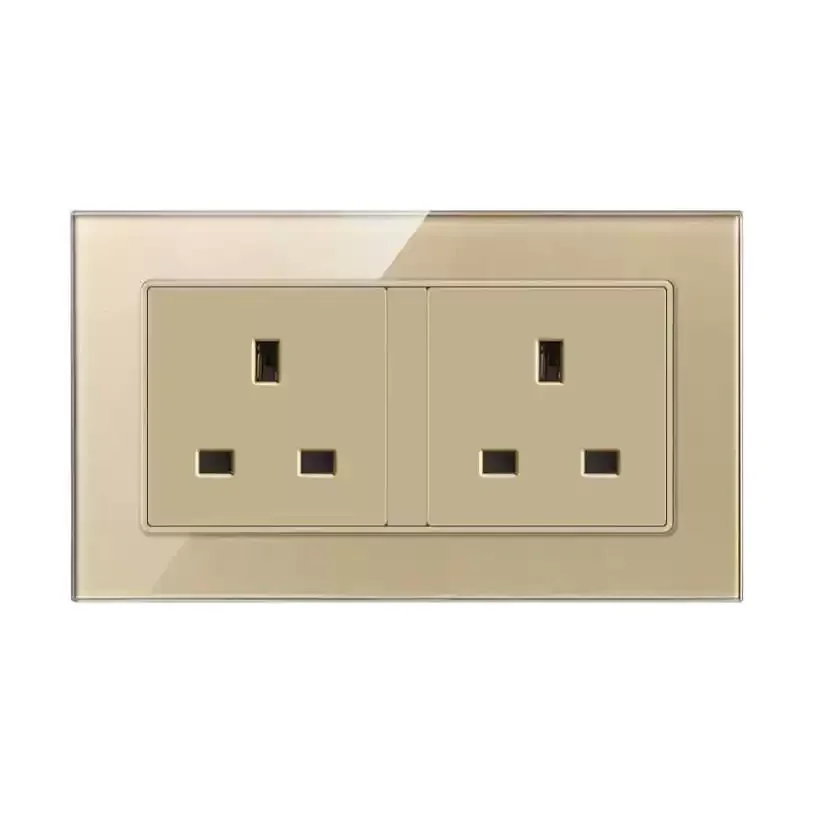 2 SOCKETS GOLD
